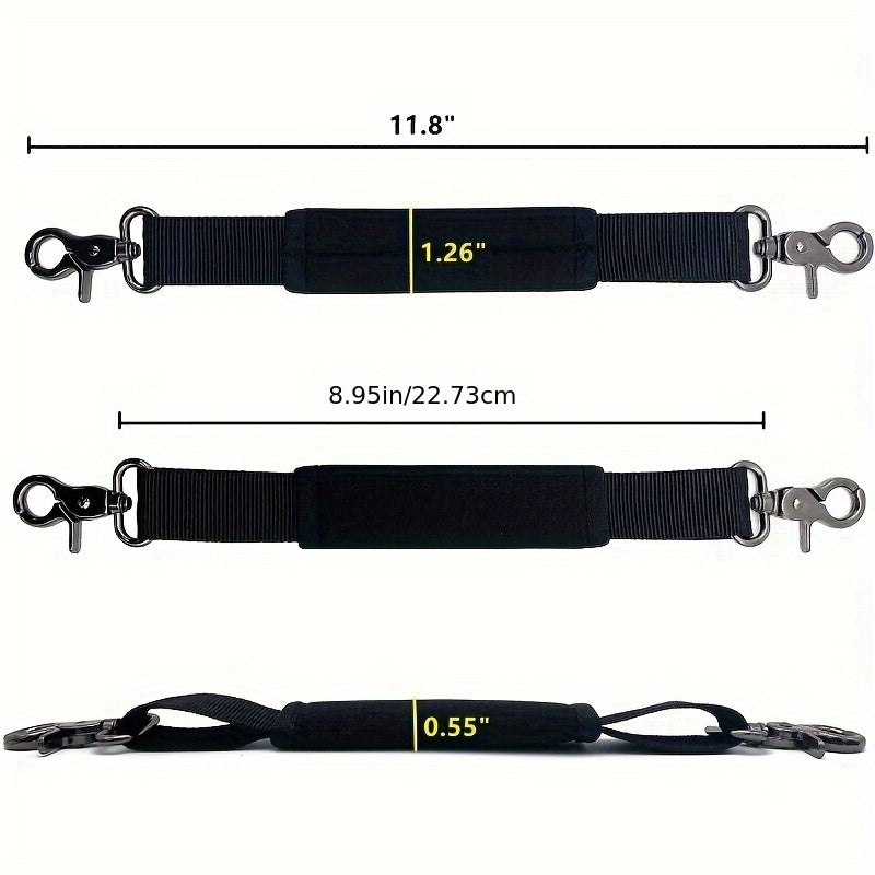 Removable Speaker Handle Strap for JBL Xtreme/Xtreme 2/3 Portable Wireless Speaker (Solely Handle Strap, Not Included Speakers) (Black)