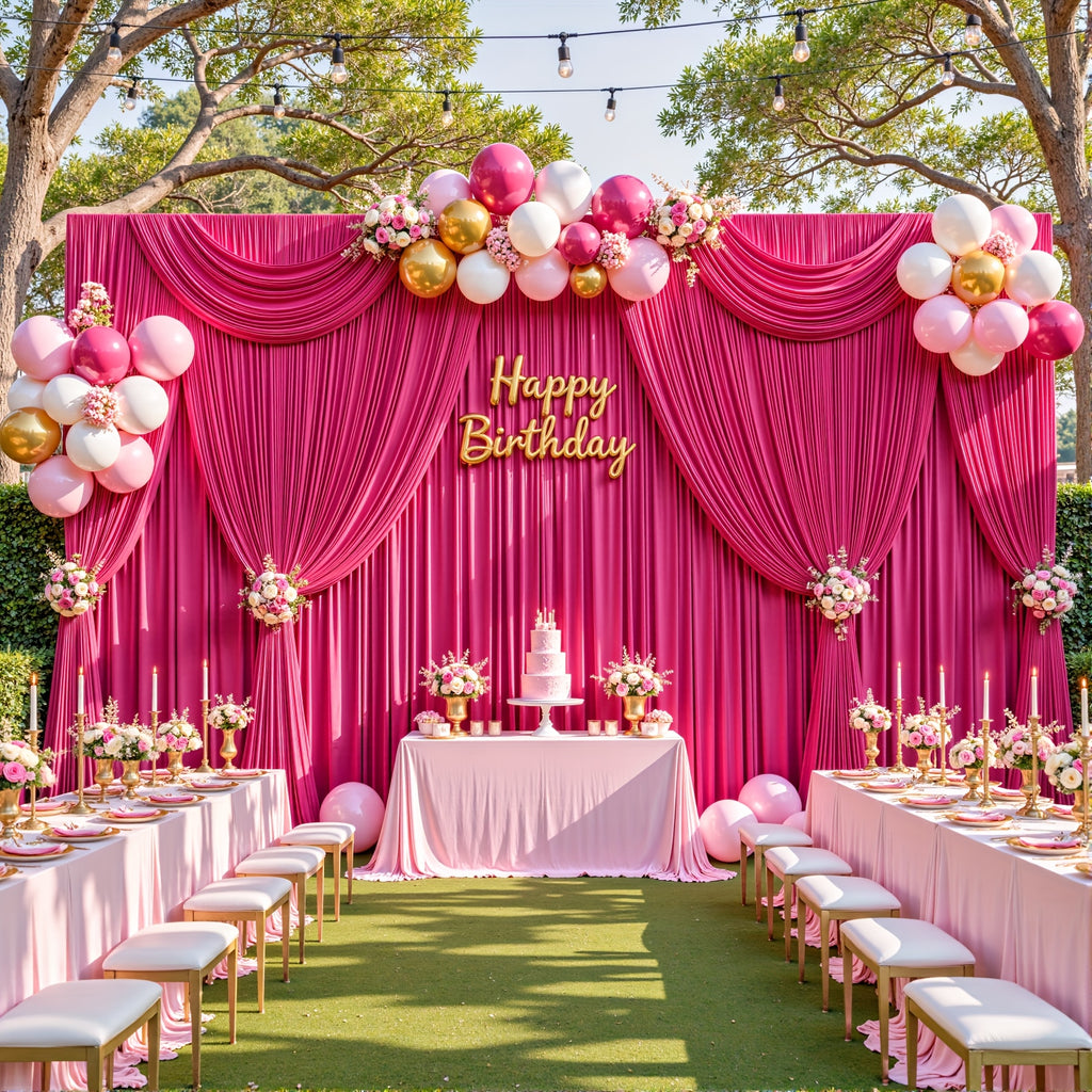 4pcs Of 5ft*10ft Elegant Polyester Spandex Photography Background Cloth, Banquet Decoration Curtains with Pole Bags, Soft And Smooth, Wear-resistant And Wrinkle-resistant, Suitable for Weddings, Birthdays, Banquets, Balls And Other Activities.