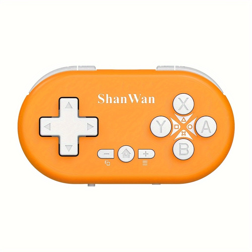 ShanWan Mini Controller Keychain, Compatible with All Mobile Operating Systems. Features Wake Function, Gyroscope Axis, Turbo, and Dual Vibration