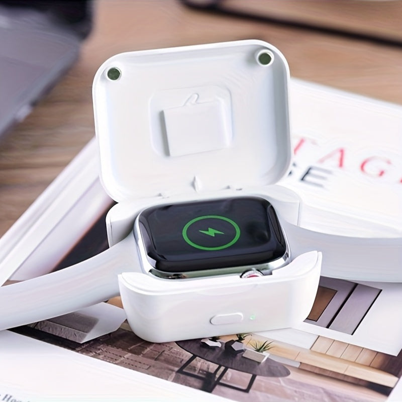[Thanksgiving Halloween Gift] Portable Watch Charger Wireless Magnetic Power Box, Suitable for Iwatch Series 1/2/3/4/5/6/7/8, Fast Charging, Thanksgiving And Halloween Gift!