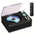 [CD Player with Stereo] CD Player with Stereo Speaker, USB Player, AUX Input, Dual Stereo Speakers, FM Radio, Type C Charging, LED Display, Remote Controller, Dual Wireless Model, Stereo Earphone Jack