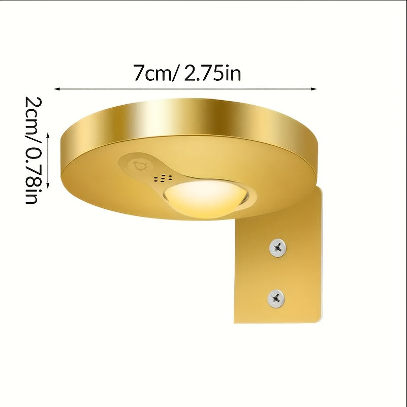 6-Pack / 3-Pack Rechargeable Picture Lights for Wall, Battery Operated Magnetic LED Art Display Lights with Remote Control, 3 Color Temperature, Dimmable and Timer Function, Golden, Perfect for Picture Frames, Hallway, Living Room, Bedroom, Gallery