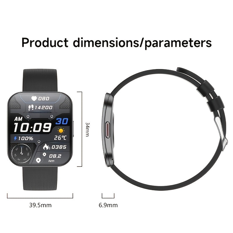 Smart Watches for Women, 1.85" Full Touch Curved Screen Smart Bracelet with Answer/Make Call, Message Reminder, Multiple Sports Modes, Camera Control/Music, Compatible with Android And Iphone, Fitness Watch for Men/Women - Friend Gift, Birthday Gift