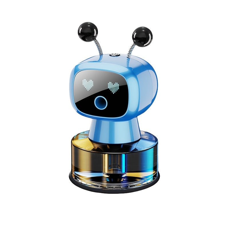 Smart Robot Car Air Freshener, AI Dynamic Expression, Automatic Spray with Car Start And Stop, 4 Adjustable Fragrance Gears, Cool Car Decoration, Essential Car Accessory, Perfect Gift for Festivals