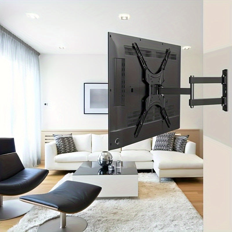 A Versatile TV Wall Mount Bracket That Allows for Swivel And Tilt Adjustments, Suitable for Screens Ranging from 26 to 60 Inches