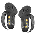 [Meta Quest 3and3S] Controller Grips Cover Hand Straps Protector, Compatible With Meta Quest 3and3S Accessories, Anti-Throw Silicone Grip Cover With Adjustable Knuckle Strap Battery Opening