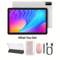 Android 14 Tablet, 10 Inch 8(3+5)GB RAM+32GB ROM/ 1TB Expandable Tableta PC, Octa-Core Processor Computer, 1280 * 800 IPS Touch Screen, 2+2 MP Dual Camera, Wifi, 2 in 1 Tablet with Optional Keyboard, Mouse, Case, Sylus Wthout Electricity, Tablet
