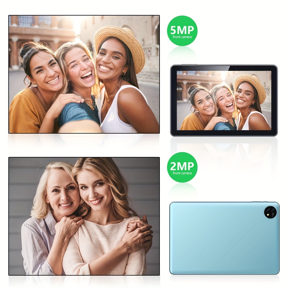 10-Inch Android 13 Tablet with 6GB RAM (2GB + 4GB Expandable), 32GB Storage Plus 512GB Expansion, Quad-Core Processor, 2.4G Wifi, IPS Touchscreen, Perfect for Watching Dramas, Ideal for Christmas Gifts, Tablet, Pad, Tablet, Pad