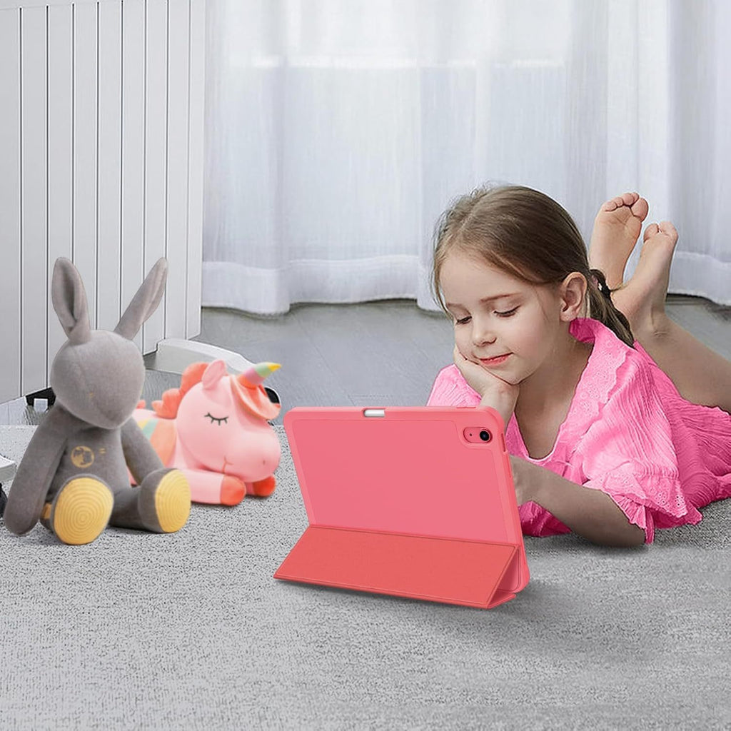 Fintie SlimShell Case for iPad 10th Generation 10.9 Inch Tablet (2022 Release) - Flexible Soft TPU Stand Back Cover with Pencil Holder, Auto Sleep/Wake（）