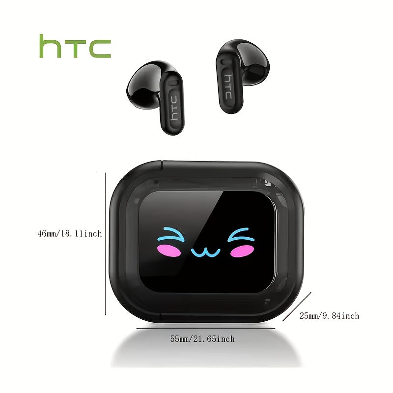 HTC NE20 New Ai Ai Translation Earphones, Real-time Translation Of 134 Languages, High-definition Screen Display, Multifunctional Earphones, Wireless 6.0 Tws High Fidelity Sound Quality, Long Battery Life, Suitable For Exercise, Daily Wear
