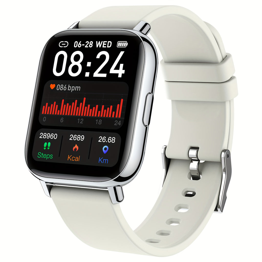 Men'S And Women'S Smartwatches, 1.69-Inch Smartwatch, Fitness Tracker, 100+Sport Mode, Sleep Monitor, Pedometer, Android IOS Smartwatch
