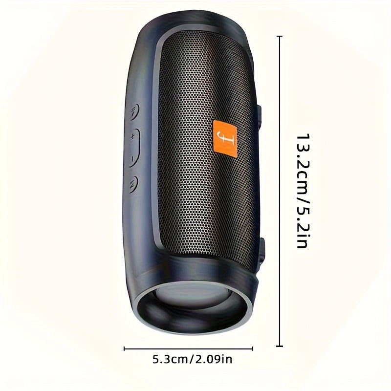 New And Popular Premium Gift, High-quality Bluetooth Speaker, Portable And Stylish Wireless Speaker, with RGB Lights, Subwoofer, Panoramic Surround Sound, Small Stereo, Creative Holiday Gift. Suitable for Christmas/Halloween/daily Gifts/for Both Men