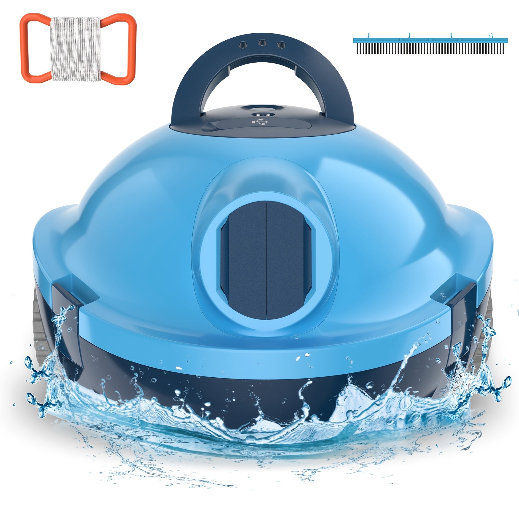 [Smart Pool Cleaning Robot] New Smart Pool Cleaning Robot -Say Goodbye to Manual Cleaning! INSE Cordless Pool Robot Effortlessly Maintains Your Pool with Full Automation, Saving You Time and Effort.Precision Navigation + Powerful Cleaning!Keeps Your Pool