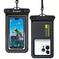 [2pcs Floating Phone Bag] Rynapac 2pcs Floating Phone Bag for IPhone16 15 14 13 12 11 Pro Max Phone Dry Bag for All Mobile Phones, Beach Water Park Universal Floating Bag