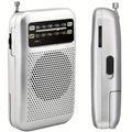 Qoosea Portable AM/FM Radio with Long-Distance Reception - Handheld Transistor Radio with Crystal Clear Speaker | Battery Operated (2AA) | for Emergency, Outdoor, Travel, Home Use
