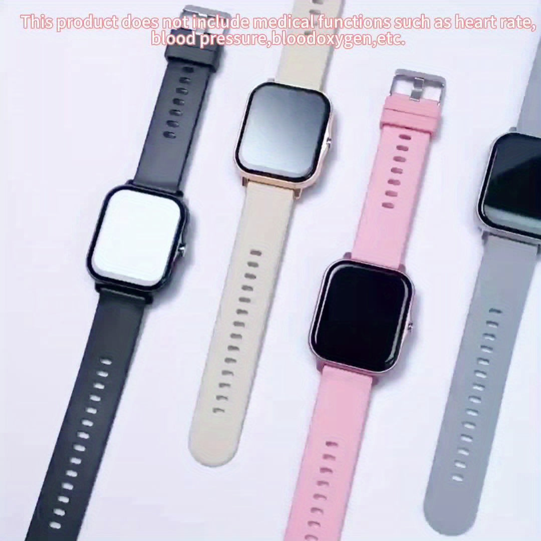 1.83 Inch Full Touch Screen Men'S And Women'S Smart Watch, USB Rechargeable, 180Mah Battery, Multi-Sport Modes, Positioning Navigation, Call And Email, Dual TPU Straps, Remote Camera/Music Player, Sports Outdoor Fitness Watch