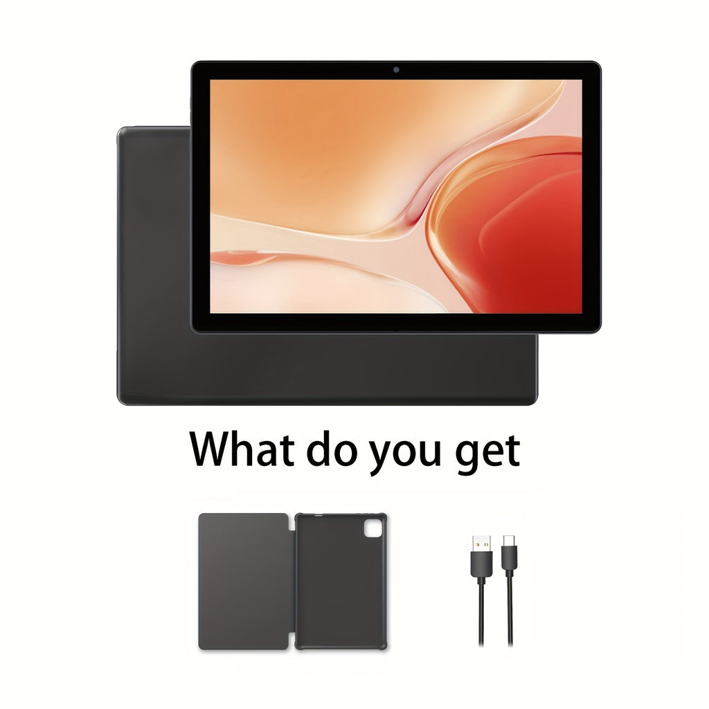 10-Inch Android Tablet Featuring The Latest Android 13, Equipped with 7GB of RAM (3+4) And 64GB of Storage, Expandable Up to 512TB Via TF Card. This Wi-Fi Tablet Includes a 2MP Front Camera And an 8MP Rear Camera