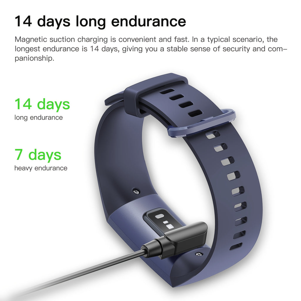 [Smart Sports Watch] 2026 New Upgraded Smart Bracelet, Sports Watch, 1.1-Inch AMOLED Touch Screen Sports Watch, Ultra-Thin Body, 14-Day Long Battery Life, 25 Fitness Modes, Sleep Tracking, Weather Forecast, Music Control, Stopwatch, Alarm Clock Reminder