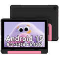 [Halloween Christmas Gift] Apolosign 2025 10.1 Inch Android 13/14/15 Kids Tablet, (3+5)GB RAM+64GB ROM, 4+32GB, 8-Core, Wifi 6, 5MP+2MP, 1280*800 HD Display, Parental Control, Educational, Shockproof & Handheld Case, Kids Space, Halloween Christmas Gift,
