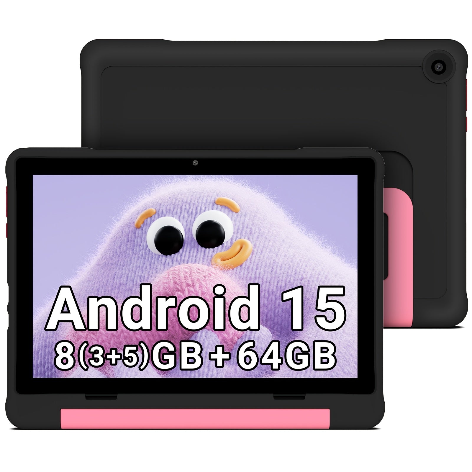 [Halloween Christmas Gift] Apolosign 2025 10.1 Inch Android 13/14/15 Kids Tablet, (3+5)GB RAM+64GB ROM, 4+32GB, 8-Core, Wifi 6, 5MP+2MP, 1280*800 HD Display, Parental Control, Educational, Shockproof & Handheld Case, Kids Space, Halloween Christmas Gift,
