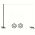 christmas 10x6.5ft Adjustable Backdrop Stand - Heavy Duty Metal Background Support System for Photo Studio, Events, Wedding, Birthday Parties