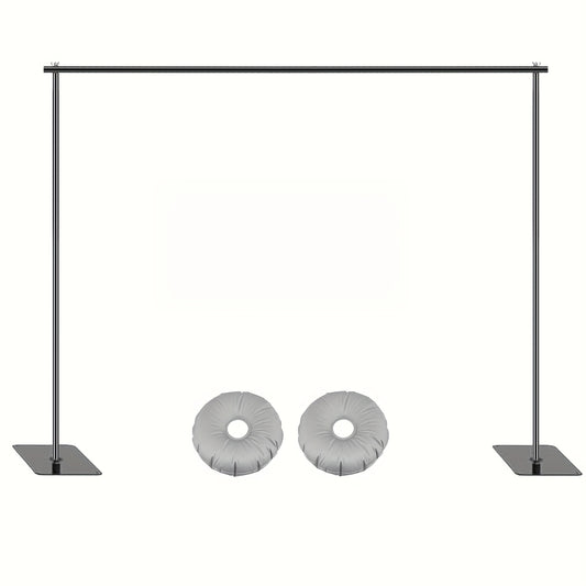 christmas 10x6.5ft Adjustable Backdrop Stand - Heavy Duty Metal Background Support System for Photo Studio, Events, Wedding, Birthday Parties