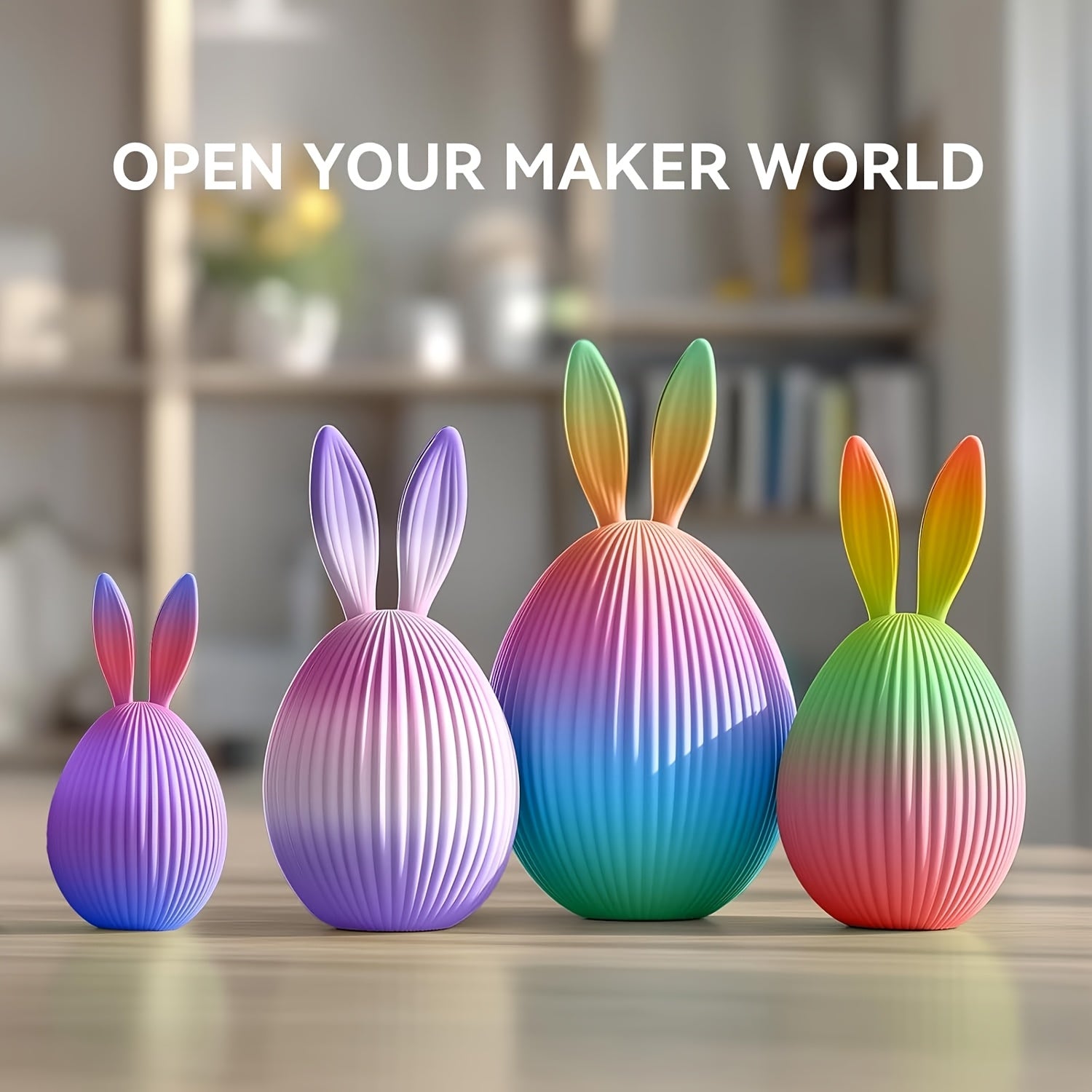 [Rainbow PLA Filament] Sunlu PLA Filament 1.75mm 4*250g Rainbow Bundle, SUNLU 3D Printer Rainbow Color, Fast Color Change Each 8 Meters, 250g Spool, 4 Rolls, Rainbow 01-04