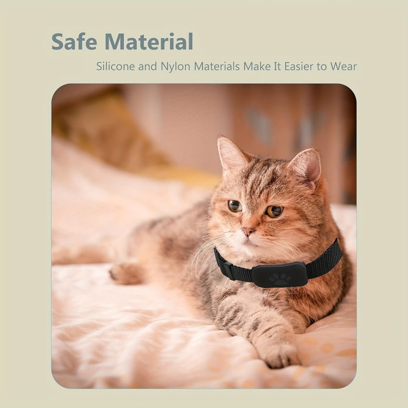 Cat Tracking Collar, Pet GPS Dual-system Tracking Collar, Anti-lost, Smart Positioning Tracking, Suitable for Cats And Dogs, Adjustable Collar And Tracker, Puppy Tracking Collar