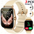 New Smartwatch (answer/make Calls), 1.83-inch Full Screen Touch, Suitable For Both Men And Women, USB Charging, With Wireless Calling And Message Reminders, Dual TPU Straps, Pedometer, Multi Sport Mode Outdoor Fitness Watch, Exercise Recording