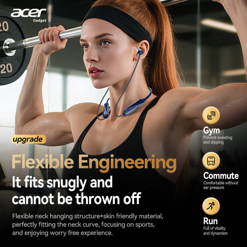 [Acer Genuine Product] True Wireless Stereo Earphones, Deep Bass Stereo Calling Noise Reduction, Extra-long Standby, Sports Running In-Ear, Low Latency Gaming Mode, Hi-Fi Sound, Lightweight Touchscreen Design, Comfortable Even After Prolonged