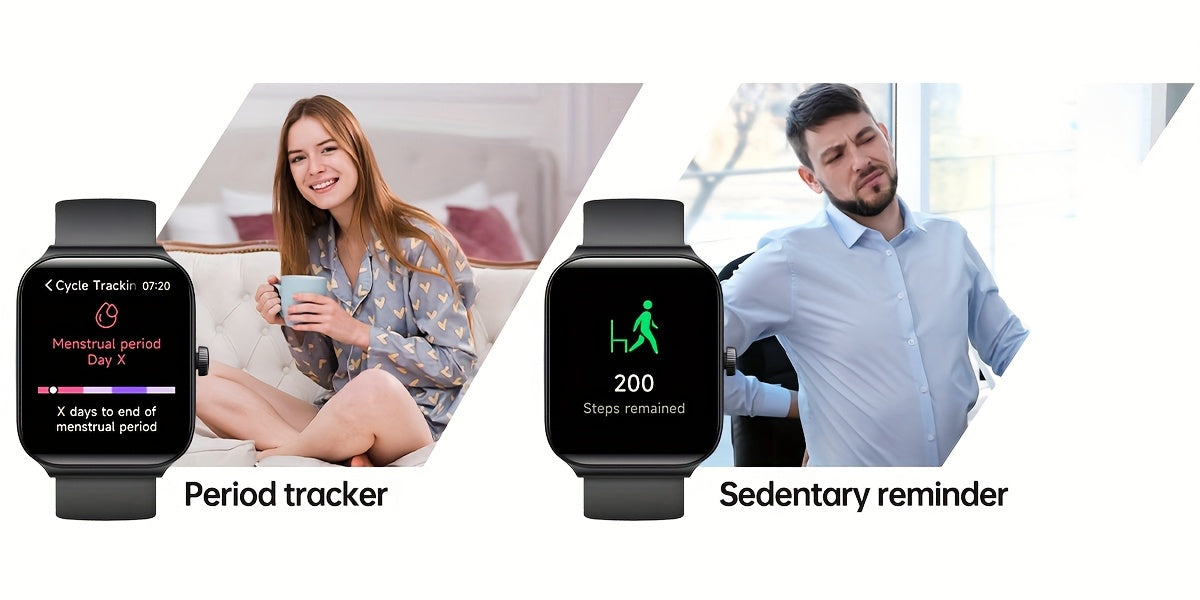 FAWEIO Smart Watch For Men Women With Alexa Built-in, 1.95" Smartwatch With Wireless Call, 100+ Sport Modes, Fitness Activity Tracker Pedometer, For IPhone & Android, Birthday Gifts, Mother'S Day Gift