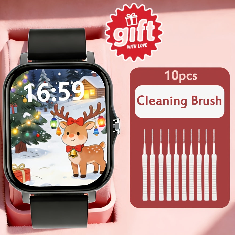 1.83'' Smart Watch - Wireless Calling Unisex Multiple Sports Modes, Alarm Clock, Pedometer, Compatible for Ios And Android Phones, Ideal Gift for Friends