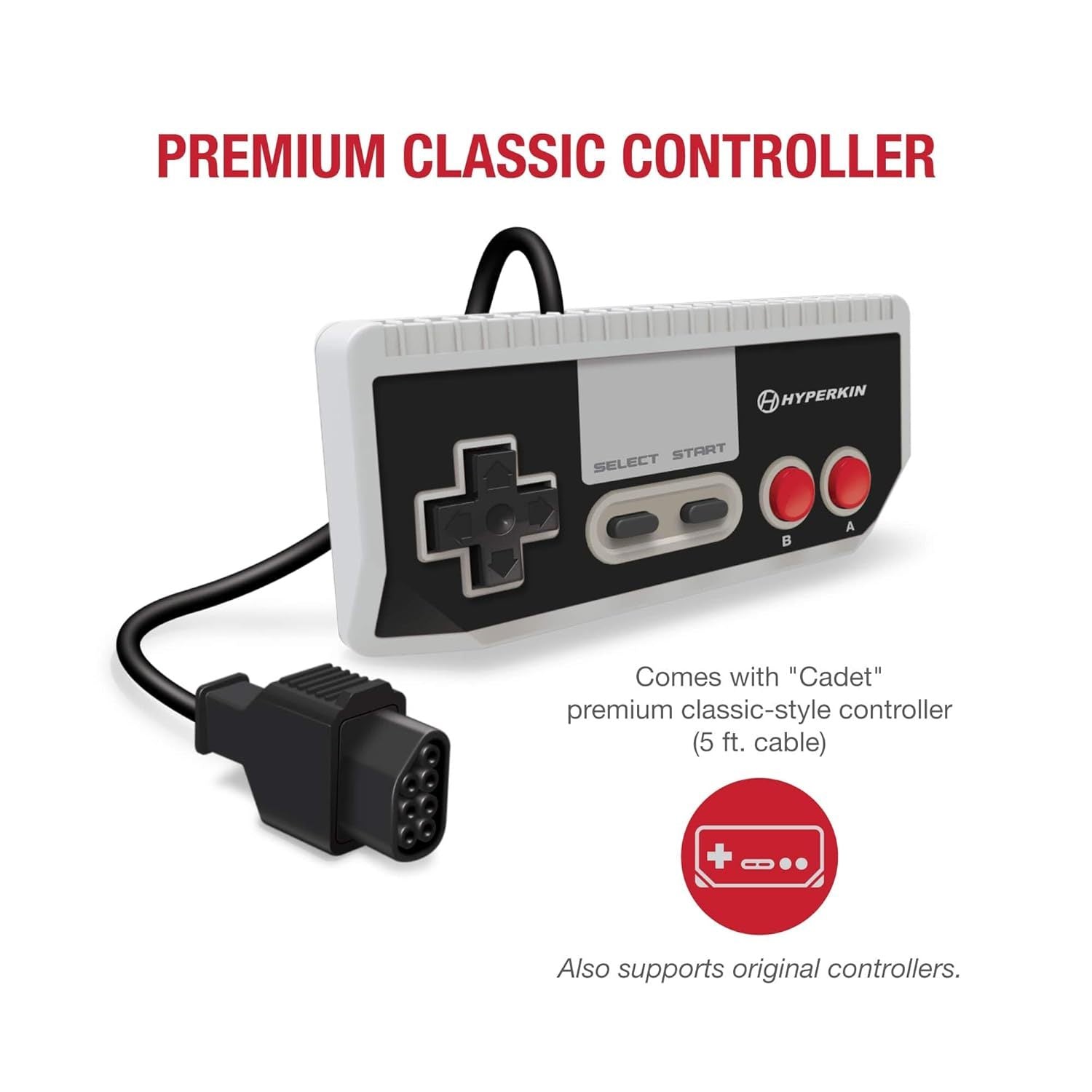 Hyperkin RetroN 1 AV Gaming Console for NES - Gray
