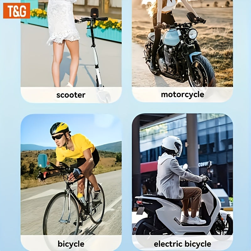T&G 392 Outdoor Cycling Portable Speaker, a Compact Wireless Speaker for Cycling, Features IPX5 Waterproofing, And Functions As a Music Player with TWS Capabilities. It Supports FM, TF Cards, And USB Drives, Allowing Connection to Phones, Tablets