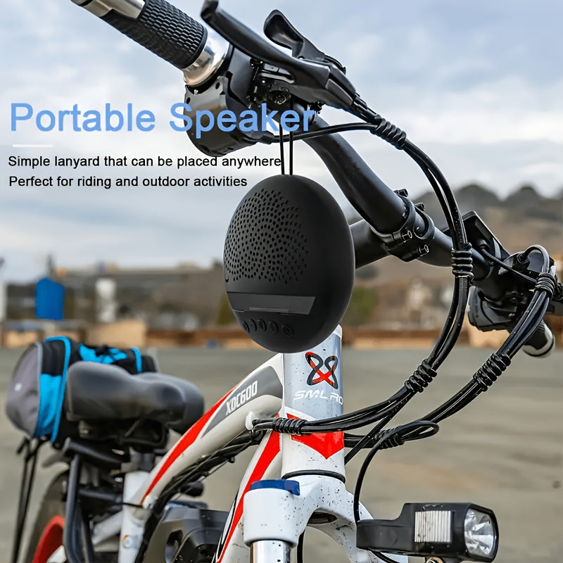 Portable Wireless Speaker with Rope - Multifunctional Speaker, Phone Stand & Pen Rack, Surround Sound, TWS Connectivity, Built-in Microphone, Ideal for Home, Car, Outdoor, Office, Travel - Perfect Creative Gift