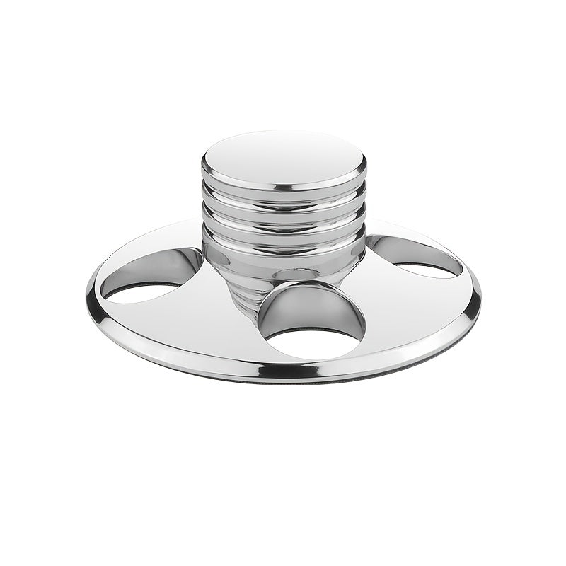 YYAUDIO Metal Record Weight Stabilizer for Turntables | LP Clamp That Reduces Noise, Durable Polished Surface, Compatible with Vinyl Records & Audio Devices, Accessory for Noise Reduction, Elegant Audio Add-On, Engineered with Precision