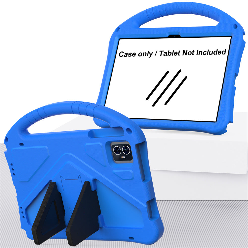 1 X Suitable for T-Mobile Revvl Tab 2(2025) 10.1inch Tablet Case with Stand and Handle- Shockproof EVA and PC Hybrid Shell, Skin-Friendly Pink/Blue/Green/Red/Black, Compatible with T-Mobile Revvl Tab 2 5G, Heavy-Duty Case for Travel and Gaming