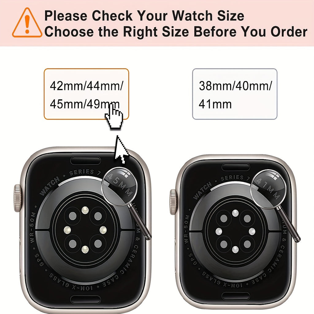 Classic Design Soft Synthetic Leather in Dark Coffee Shade, Suitable for Iwatch Ultra2/1 Series 9 Through 1, Available in Various Sizes for Men'S Wristbands