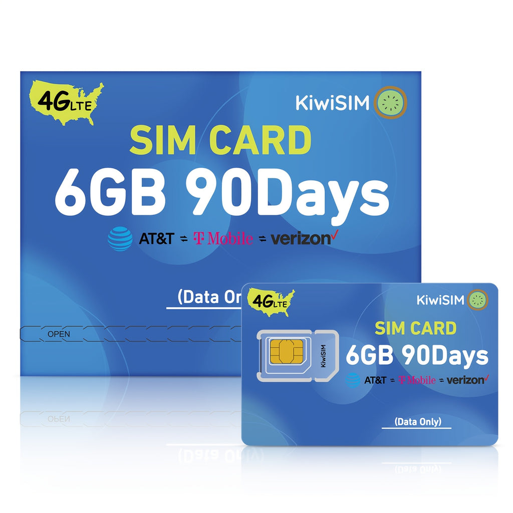 USA 4G LTE Data-Only Prepaid SIM Card | Multiple Data Plans | No Monthly Fee | Works with Security Cameras, GPS, Hotspots, Smartwatches, Tablets | Nationwide Coverage | High-Speed | No Voice/Sms | Easy Activation | No Hidden Charges