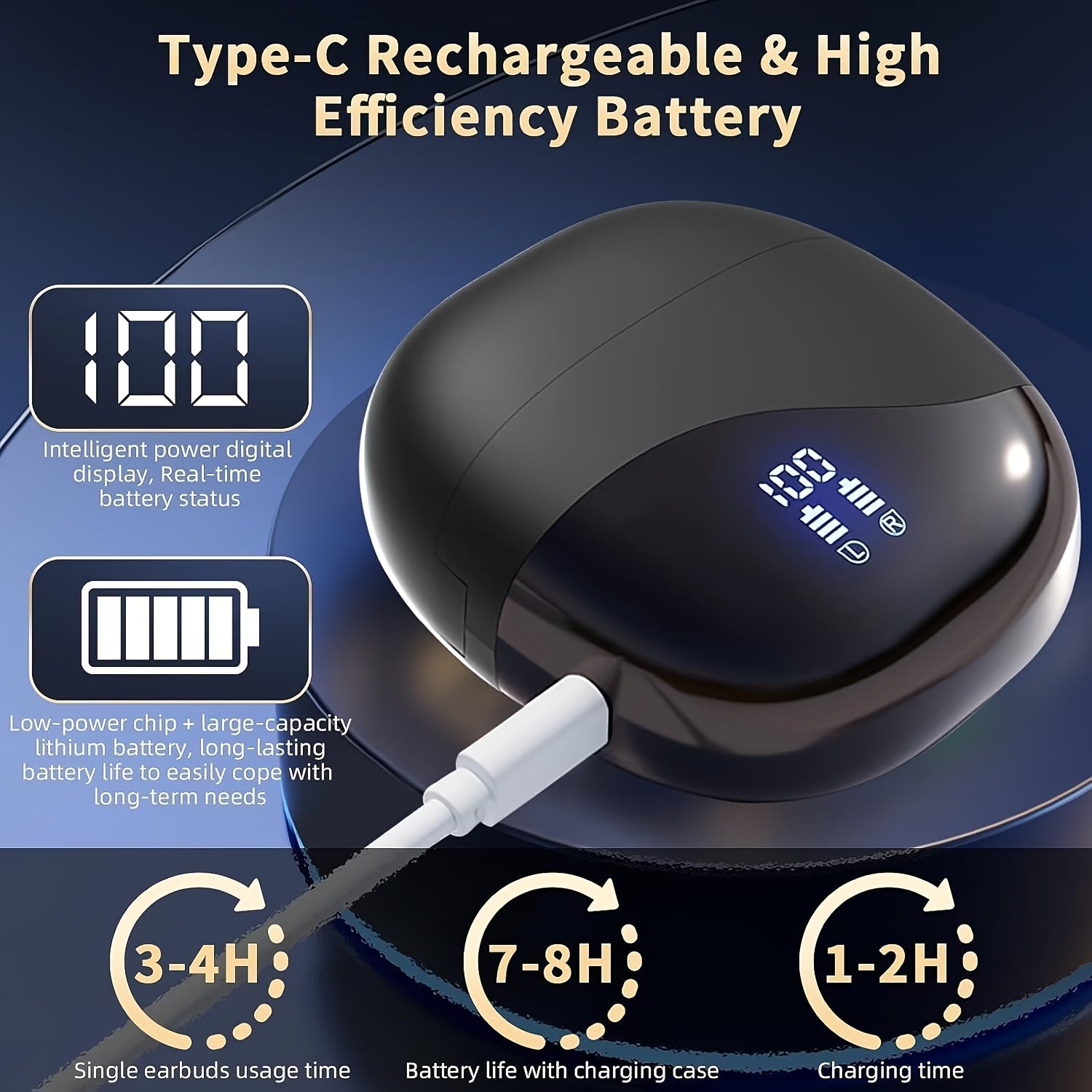 Real-Time Languages Smart AI Translation Earbuds - Translate In Real-Time, Providing Precise Simultaneous Interpretation to Eliminate Language Obstacles for Seamless Business Trips, Social Interactions, Education, Work, And Conferences,