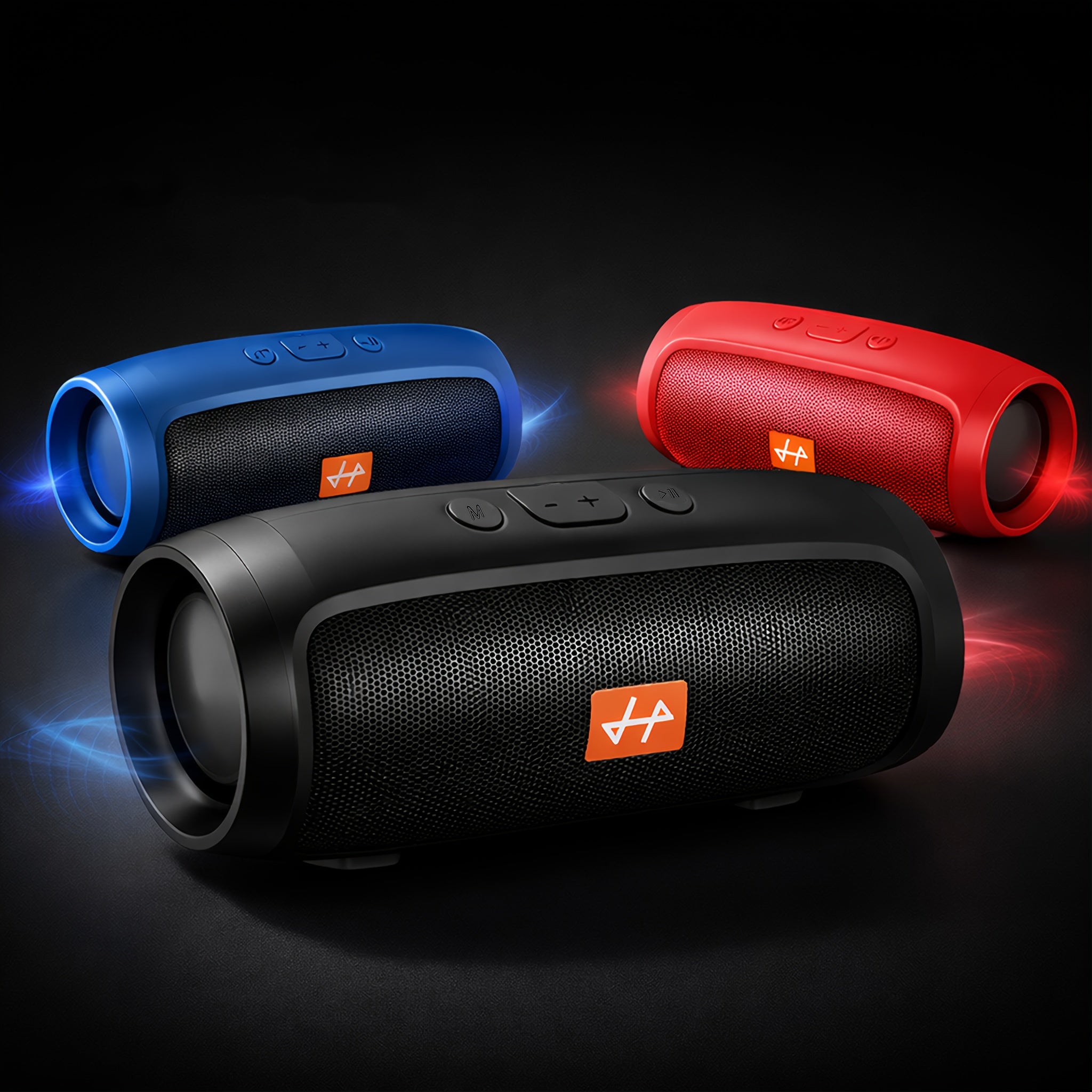 Compact Wireless Speaker with Impressive Audio Performance - Offered in Various Colors, Features a Rechargeable Lithium Battery, USB Charging, Stereo Enhancement, Ideal for Smartphones And Tablets