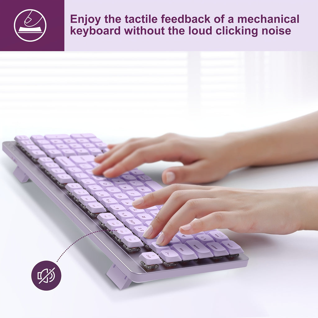 Wireless Mechanical Keyboard Feel 98 Keys Full-Size Keyboard And Mouse Set Gaming Office External Keyboard Mouse Bass Mechanical Feel Business Office Soft Sound Not Noisy Keyboard Mouse, Easter Gifts, Ramadan Gifts, Birthday Gifts, Christmas Gifts, New Ye