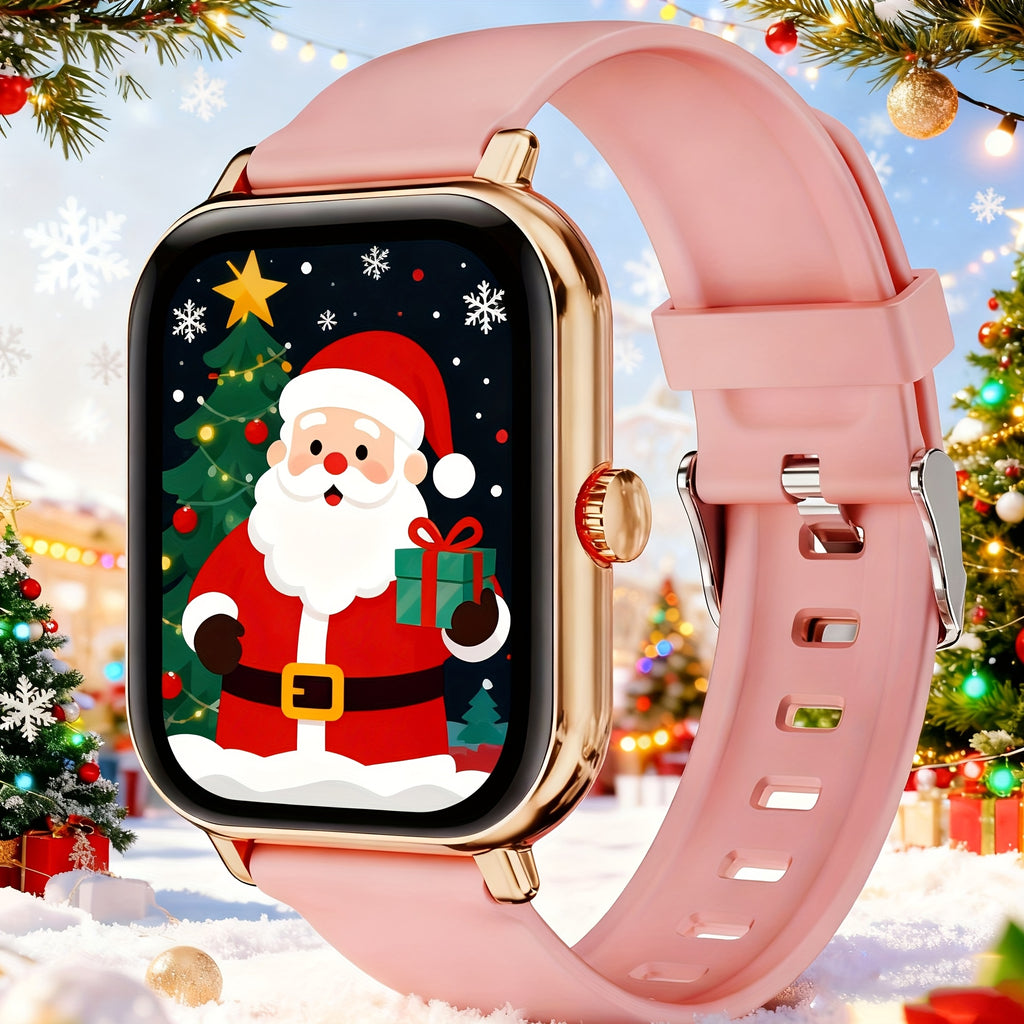 Brand New Large Screen Smart Watch, Compatible With IPhone/Android, HD Voice Call, Message Reminder, Multiple Sports Modes, Unisex, Suitable For Outdoor Sports, Daily Wear, Holiday Gifts, Valentine'S Day Gift