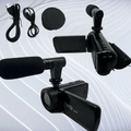 Professional 1080P Digital Camera with Large HD Display, High-Magnification Optical Zoom, Built-in Microphone, CMOS Sens