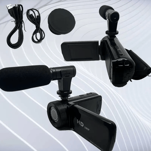 Professional 1080P Digital Camera with Large HD Display, High-Magnification Optical Zoom, Built-in Microphone, CMOS Sens