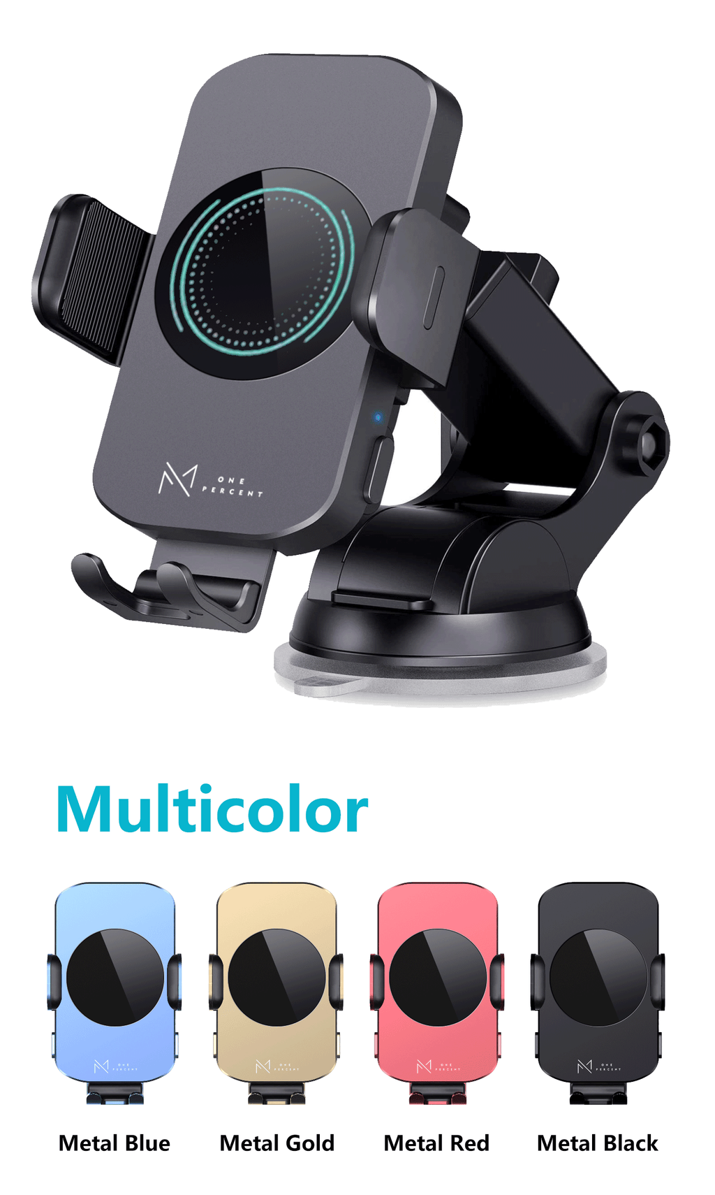 Ultra-Fast 15W RapidWireless Car Charger - Smart Auto Clamping Phone Mount for iPhone 15 14 13 12 11 Pro Max, Samsung Galaxy S23 S22 S21 - Hassle-Free, Seamless Compatibility
