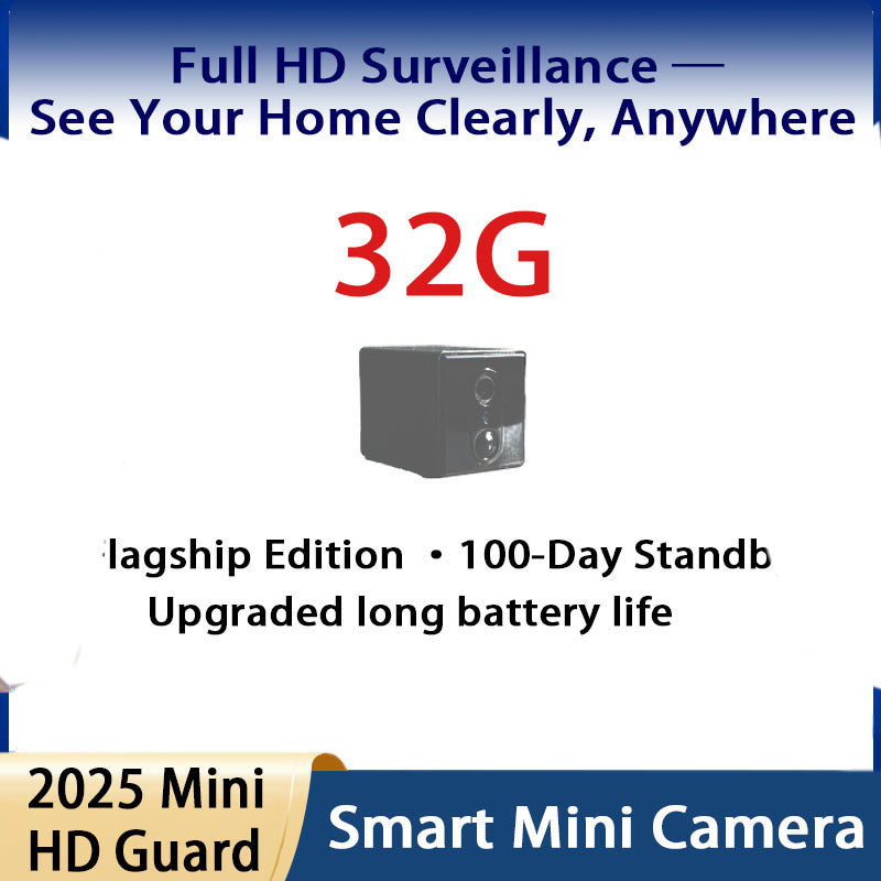 Losing Money.Mini Smart Camera, with WiFi Pet Monitor, Nanny/anti-theft Thief, Automatic High-definition Night Vision And Motion Detection Alarm, Perfect Family Small Camera, The Elderly, Car Monitoring 360-degree No Dead Angle Connection Mobile