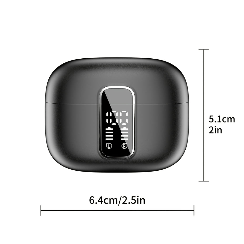 ANKRIYUL Wireless Stereo Earbuds, Sports Headphones Featuring ENC Noise Cancellation, Designed for Smartphones, Laptops, Tvs, Music, And Calls, Complete with a Charging Case.
