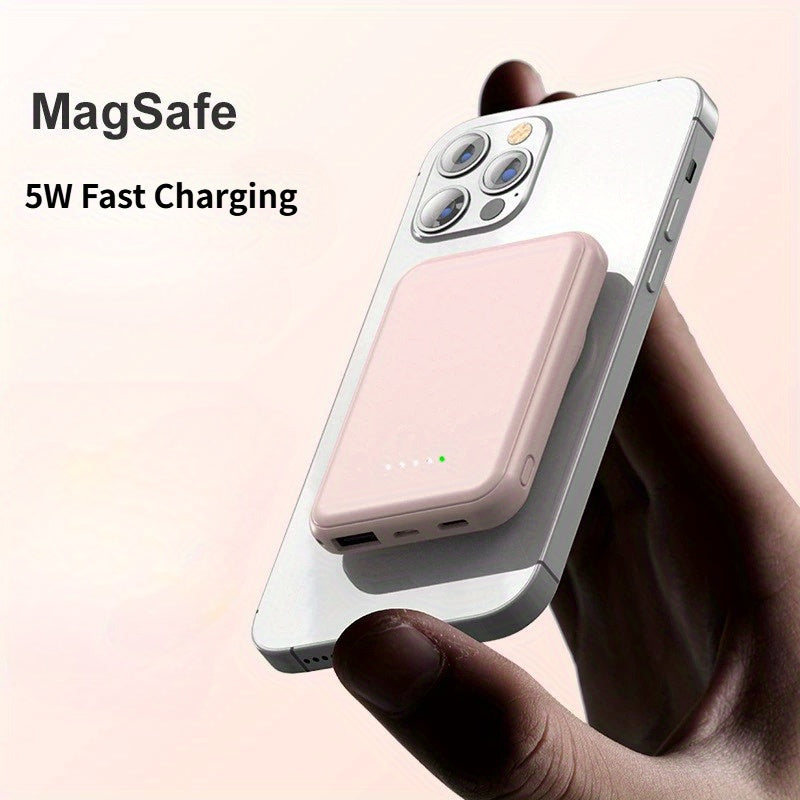 [Ideal Gift] 20000Mah Magnetic Wireless Portable Power Bank Upgraded, Mini Portable Charger, Power Bank Fast Charge, USB Output Portable External Backup Battery Charger, for Iphone 16/ 15/ 14/ 13/ 12/ Pro Max/ Plus Series, Ideal Gift for Friends And Famil
