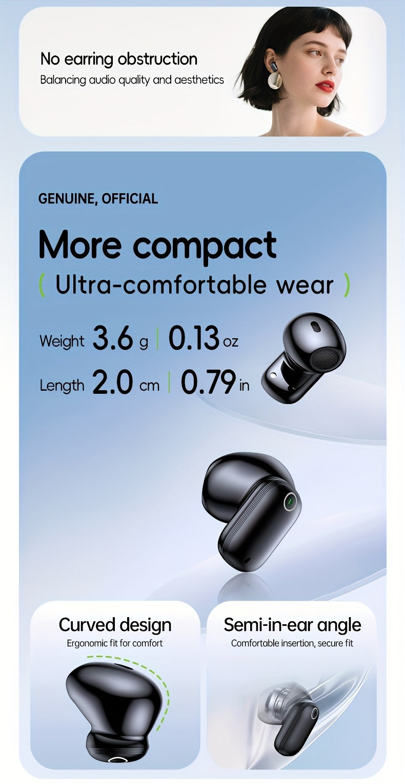 Acer OHR501 Wireless Audio Earbuds Feature a Semi-In-Ear Design with Noise Cancellation, Delivering High-Fidelity Sound Quality. These Music Earphones Are Ideal for Commuting And Fitness, Equipped with Touch Controls And Voice Call Noise Reduction